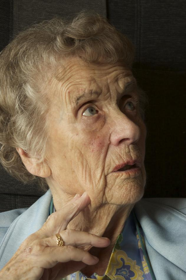 foto av Astrid Løken 96 år