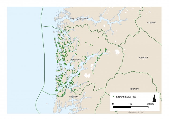 trinnøkser, skafthullhakker og flatovale økser mellom- og senmesolittisk tid, Hordaland 8000–4000 f.Kr